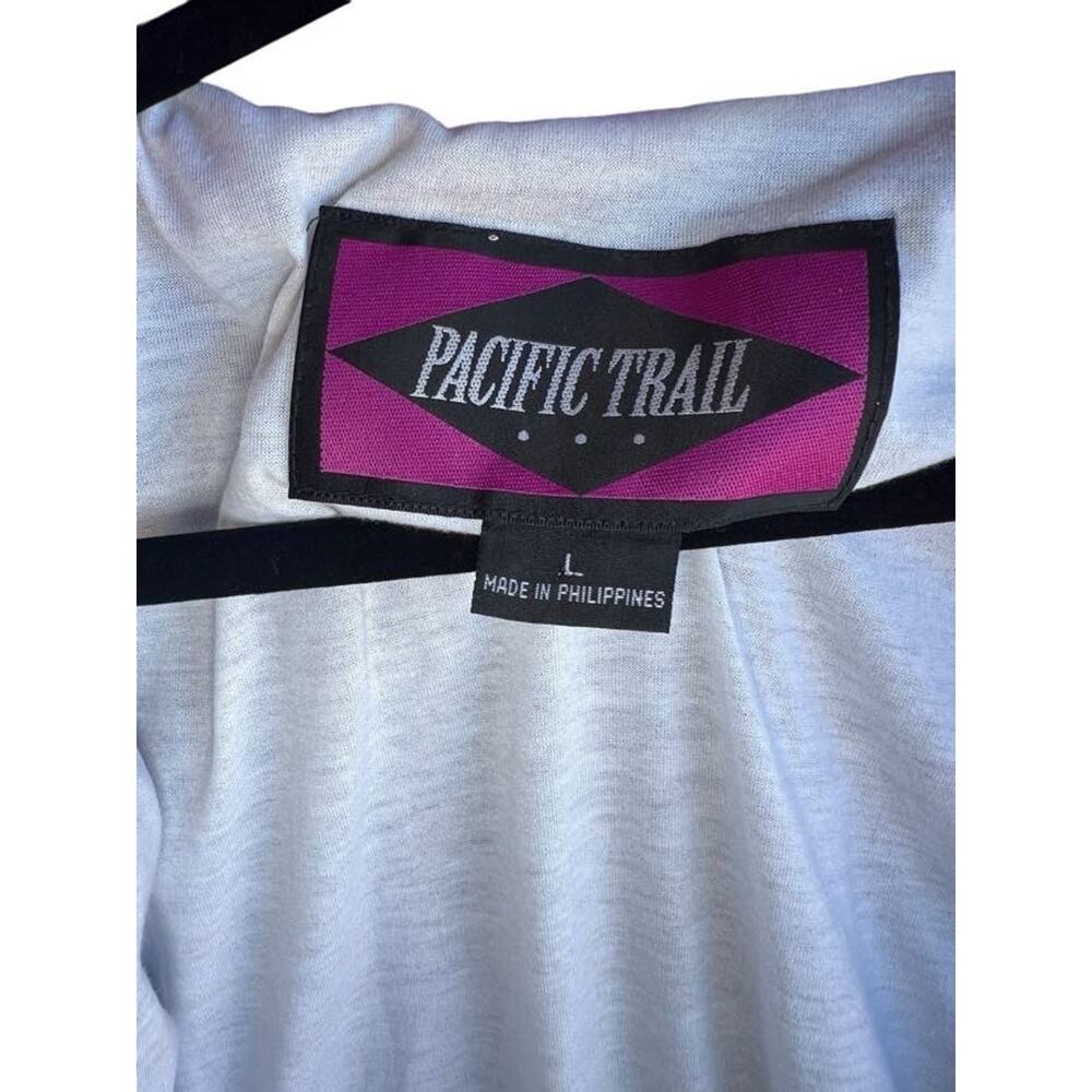 Pacific Trail Women's Windbreaker Jacket Full Zip 100% Nylon Purple Size Large - Picture 5 of 10